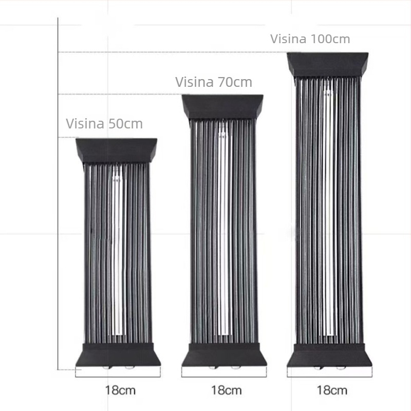 Solarna LED zidna lampa s gore-dolje osvjetljenjem, moderni minimalistički dizajn, vodootporna vanjska vrtna svjetiljka, napajanje 110–220V