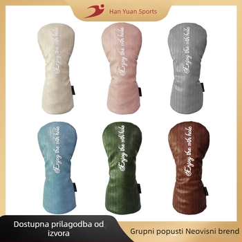 Set zaštitnih navlaka za glavu i šaft golfa, za 1-wood i fairway wood, PU materijal
