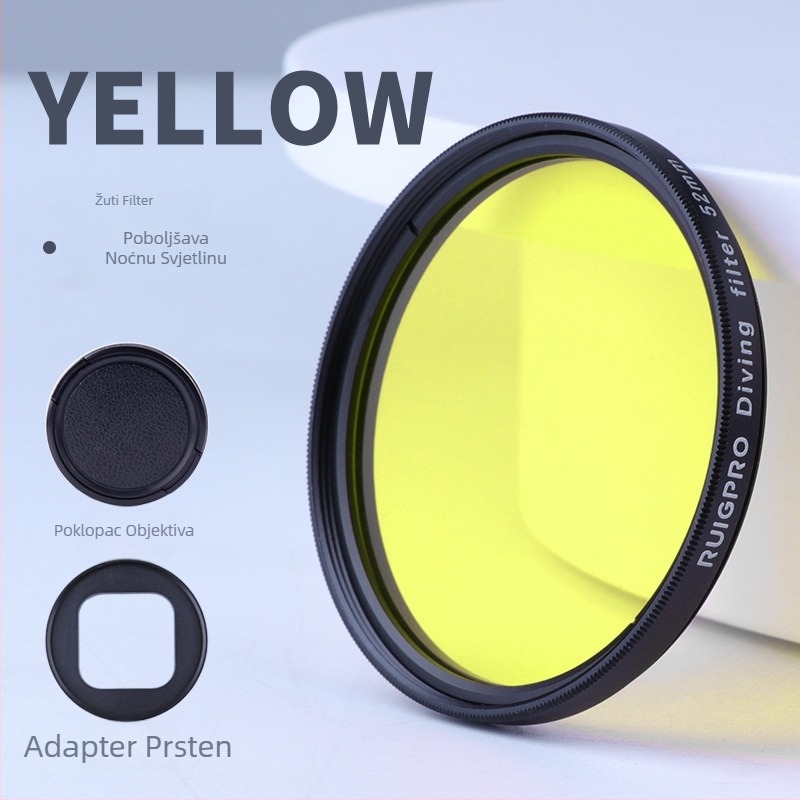 52mm set filtara s adapterom GoPro HERO11/10/9: UV, CPL i podvodni filtri