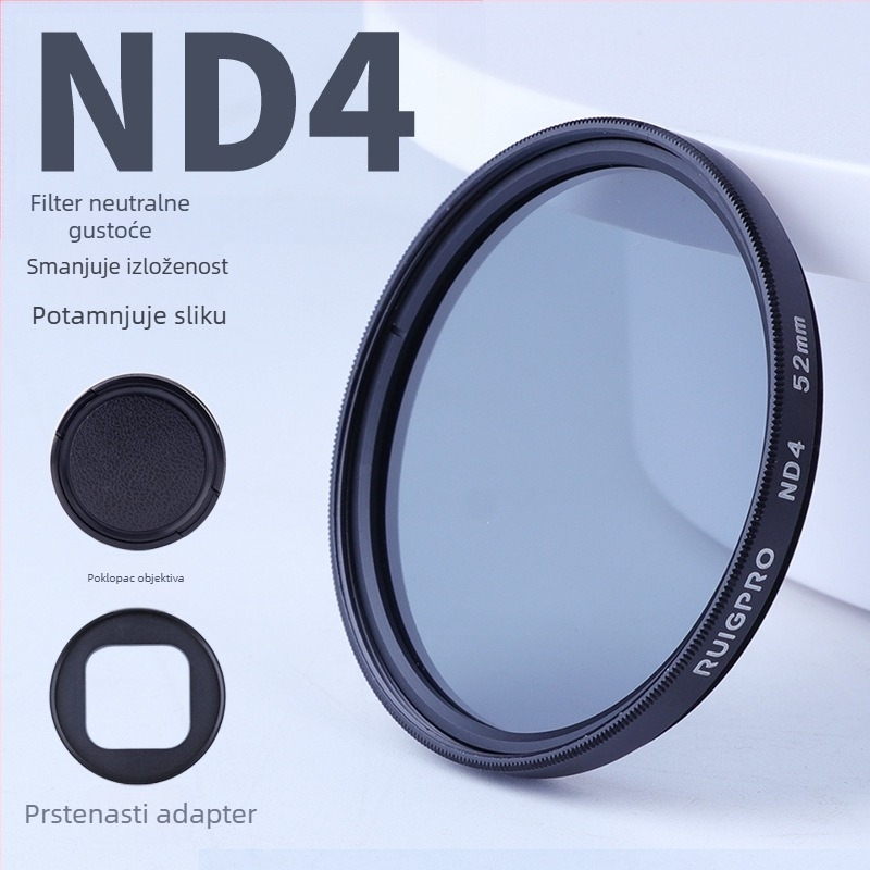 52mm set filtara s adapterom GoPro HERO11/10/9: UV, CPL i podvodni filtri