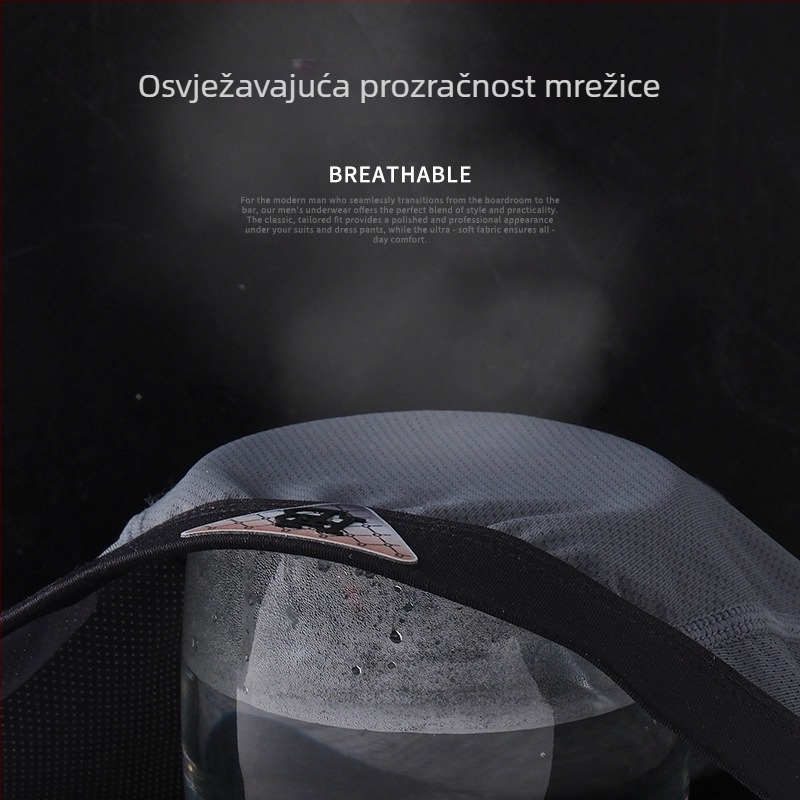 Muške bokserice od Ice Silk, udoban slobodan kroj, prozračne ljetno donje rublje, antibakterijske, velike veličine