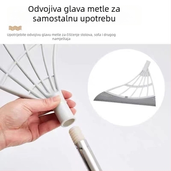 Nova silikonska kupaonska škrabica za pod i staklo – čarobna metla