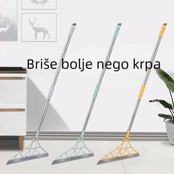 Nova silikonska kupaonska škrabica za pod i staklo – čarobna metla