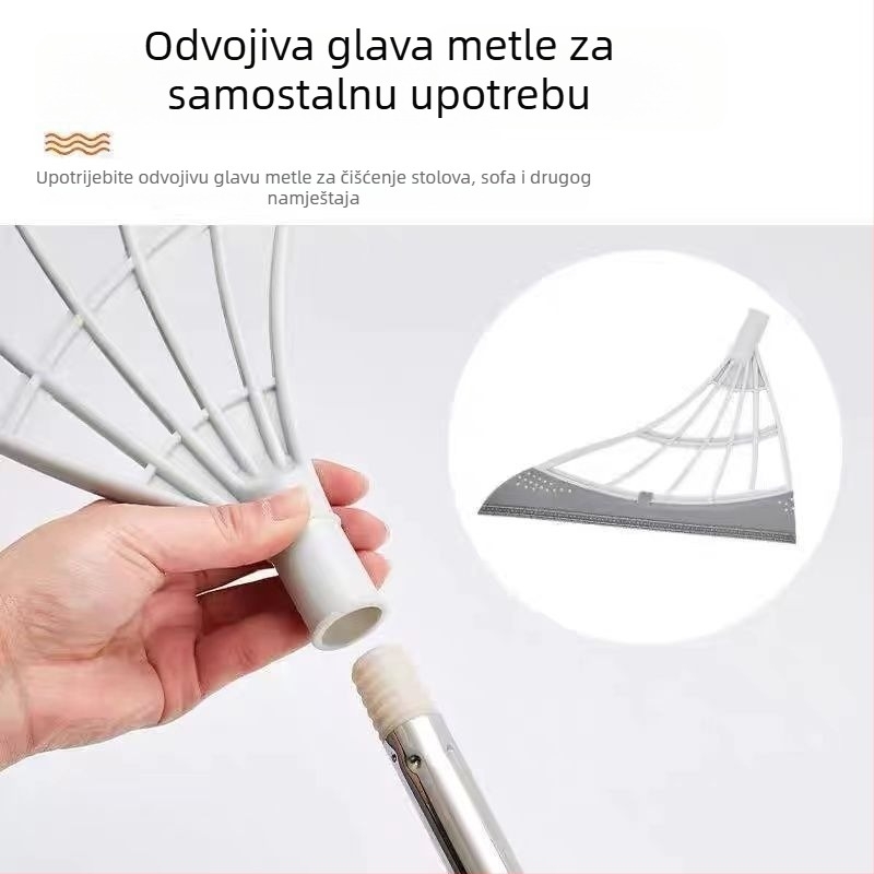 Nova silikonska kupaonska škrabica za pod i staklo – čarobna metla