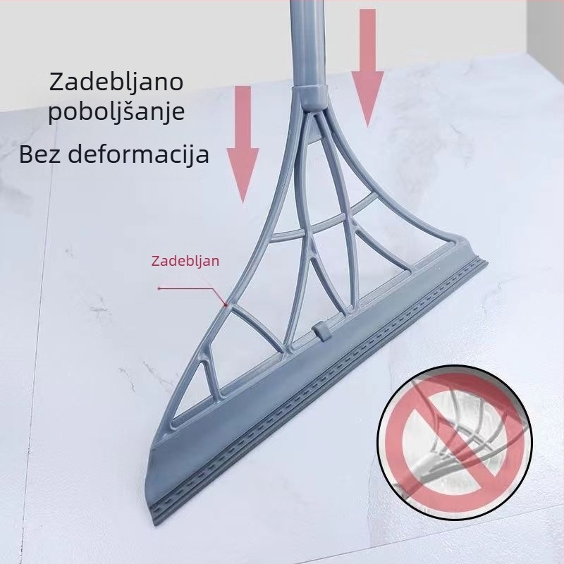 Nova silikonska kupaonska škrabica za pod i staklo – čarobna metla
