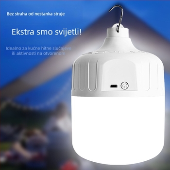 LED lampa za kampiranje sa tri boje, punjiva, bežični, vodootporna, regulacija jačine svjetla za kućnu upotrebu