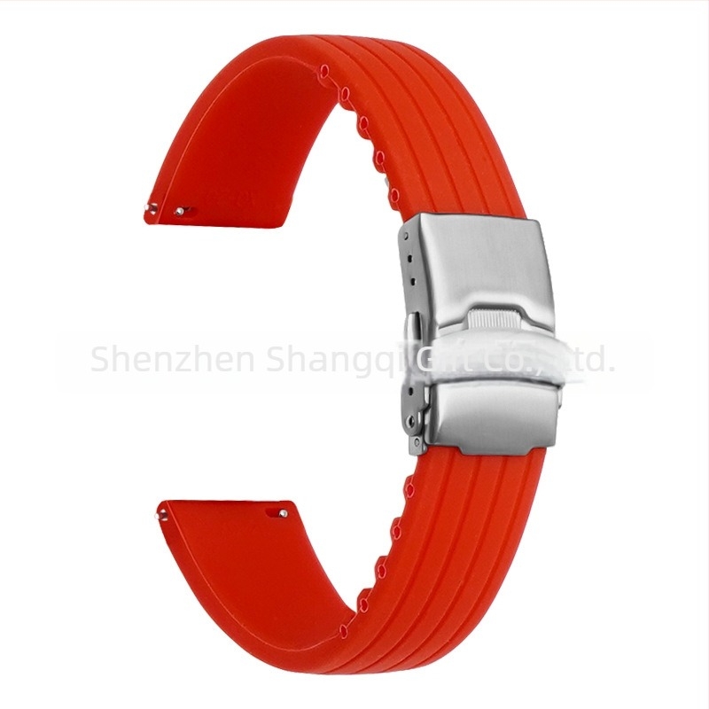 Xiangqi silikonska narukvica za sat 22 mm Swatch Fifty Fathoms ko-brand Baobao Five Oceans Series mehanički ronilački sat