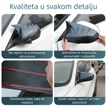 Kryt vanjskog ogledala s rogovitim oblikom za Changan X5 Plus i Oshan X5 – zaštitno kućište, dekorativni dodatak