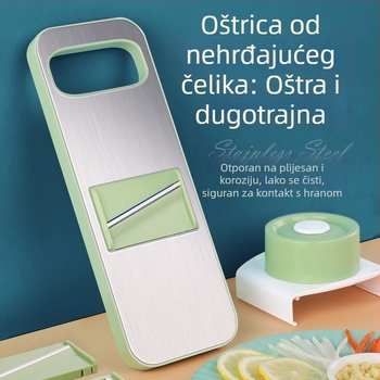 Keoke Višenamjenski rezač za povrće od nehrđajućeg čelika s rende za krumpire