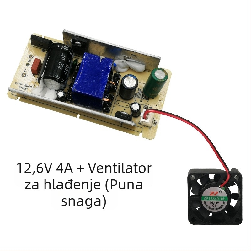 Ploča za punjenje litijevih baterija s višestrukim izlazima: 12.6V4A, 16.8V3A, 21V2.8A, 25.2V2.5A, 29.4V2A