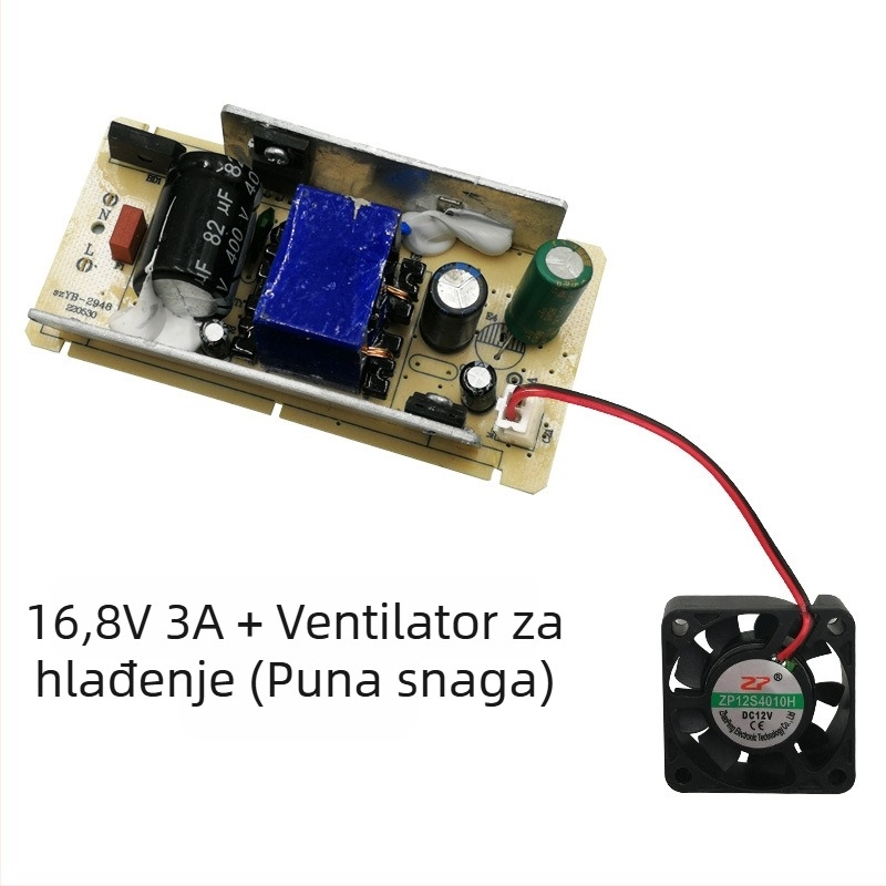 Ploča za punjenje litijevih baterija s višestrukim izlazima: 12.6V4A, 16.8V3A, 21V2.8A, 25.2V2.5A, 29.4V2A