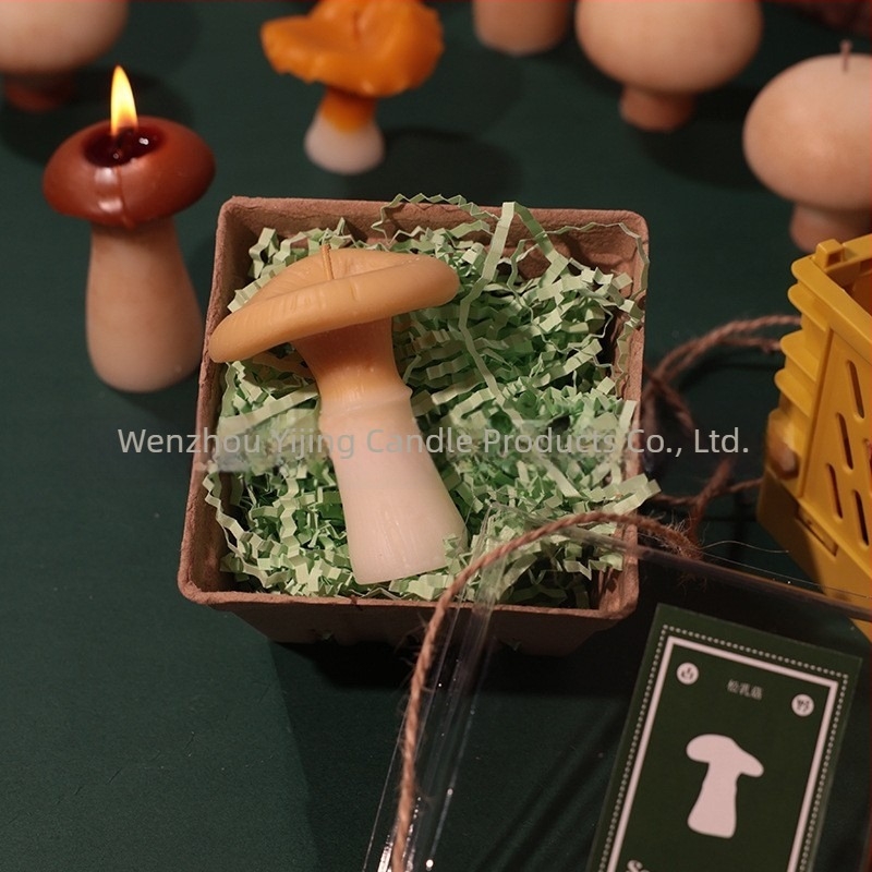 Mirisna svijeća u obliku gljive Matsutake, od sojinog voska, dekoracija za fotografiranje, seoski stil, nadahnuto pejzažima Yunnana, poklon