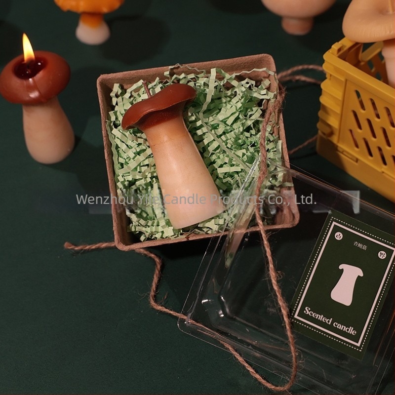 Mirisna svijeća u obliku gljive Matsutake, od sojinog voska, dekoracija za fotografiranje, seoski stil, nadahnuto pejzažima Yunnana, poklon