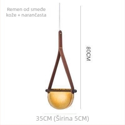 Staklena viseća svjetiljka, skandinavski moderni minimalistički stil, za spavaću sobu, dnevni boravak, blagovaonu, kafić i butik