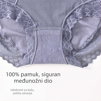 Ultra tanke ženske gaćice za ljeto, visoki pojas, kontrola trbuha, podizanje bokova, potpuno pokriće, bez stezanja, pamuk podstava između nogu, prozračne