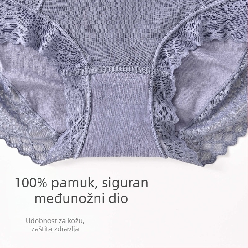 Ultra tanke ženske gaćice za ljeto, visoki pojas, kontrola trbuha, podizanje bokova, potpuno pokriće, bez stezanja, pamuk podstava između nogu, prozračne