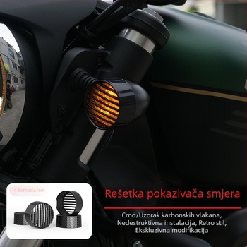 Zaštitni poklopci prednjih i stražnjih pokazivača smjera te dekorativni poklopac stražnjeg svjetla za Qianjiang QJ Flash 300/350