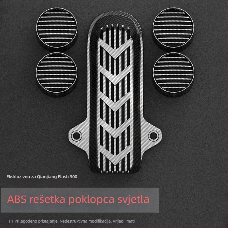 Zaštitni poklopci prednjih i stražnjih pokazivača smjera te dekorativni poklopac stražnjeg svjetla za Qianjiang QJ Flash 300/350