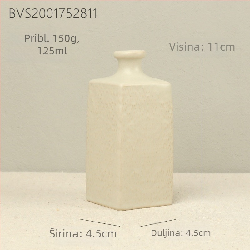 Keramička difuzijska bočica za aromaterapiju, dekorativni predmet, mala vaza za cvijeće, 70–200 ml