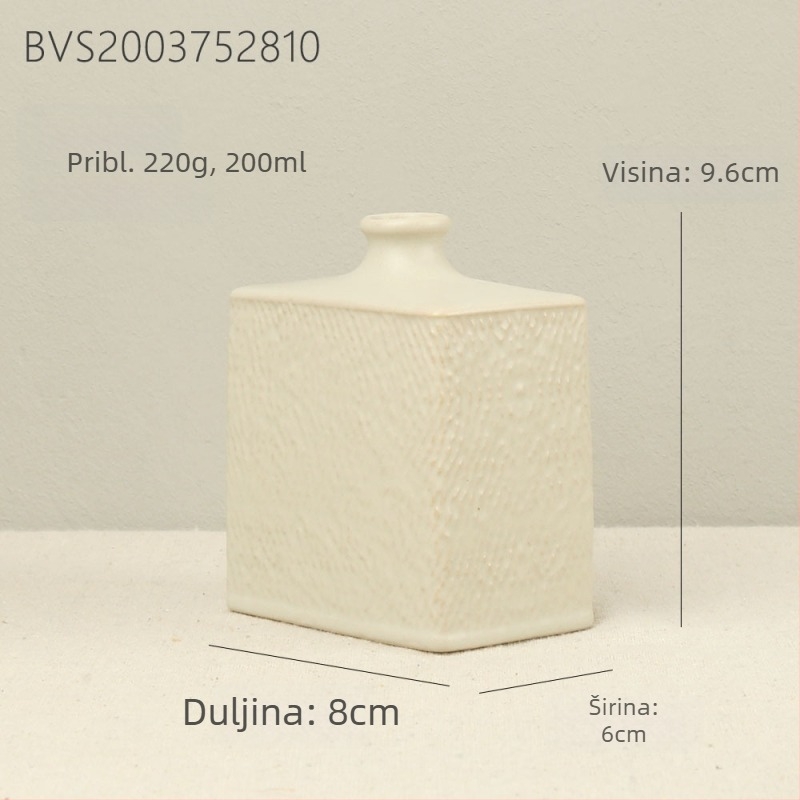 Keramička difuzijska bočica za aromaterapiju, dekorativni predmet, mala vaza za cvijeće, 70–200 ml