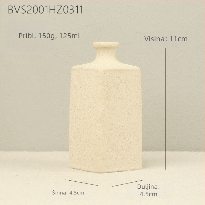Keramička difuzijska bočica za aromaterapiju, dekorativni predmet, mala vaza za cvijeće, 70–200 ml