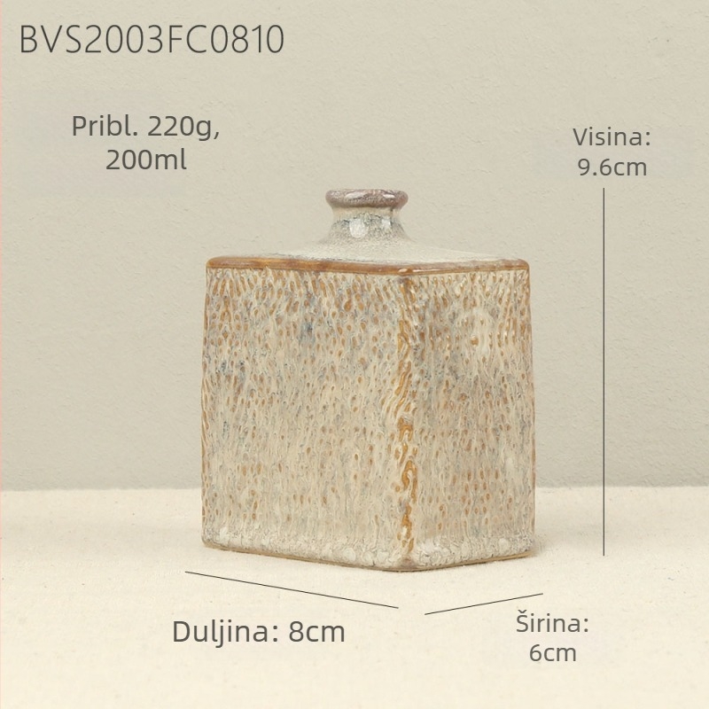 Keramička difuzijska bočica za aromaterapiju, dekorativni predmet, mala vaza za cvijeće, 70–200 ml
