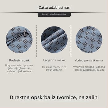 Pregača za kuhinju s kapuljom, vodootporna i otporna na ulje, s vezanjem u struku, otporna na mrlje, izdržljivo radno odijelo