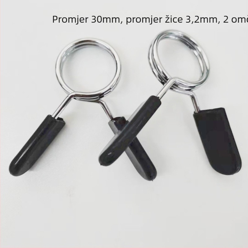 Klip s oprugom za šipku i bučice – protiv otpuštanja – veličine 24mm, 25mm, 28mm, 30mm, 50mm