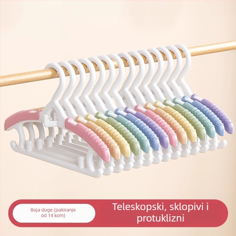 Prilagodljiva vješalica za odjeću za bebe i djecu