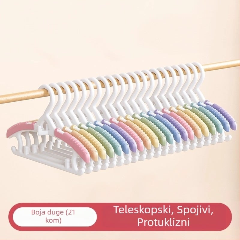 Prilagodljiva vješalica za odjeću za bebe i djecu