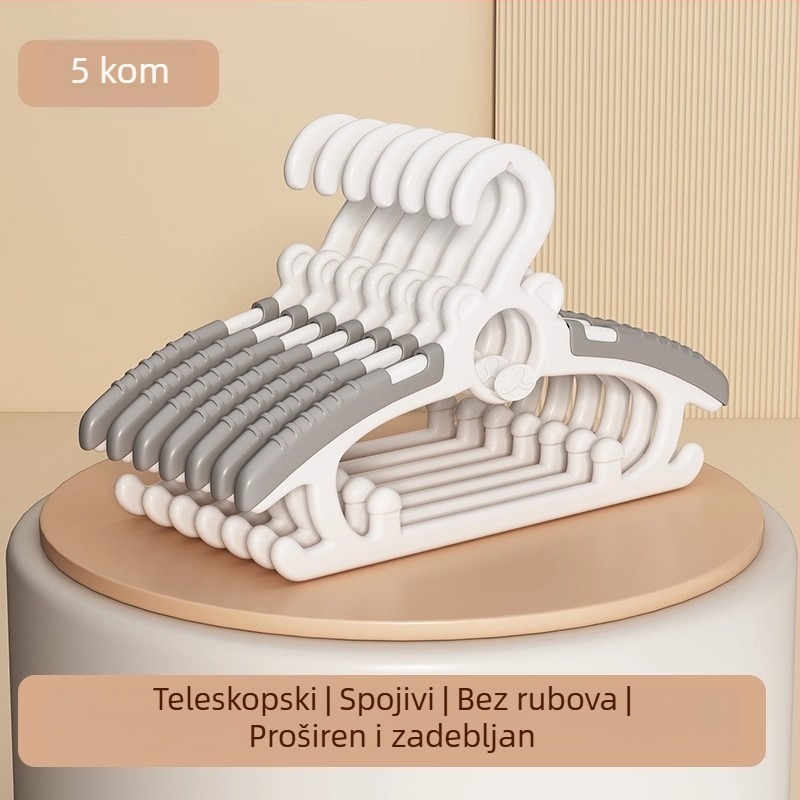 Prilagodljiva vješalica za odjeću za bebe i djecu
