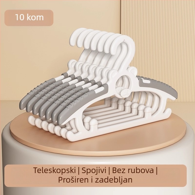 Prilagodljiva vješalica za odjeću za bebe i djecu