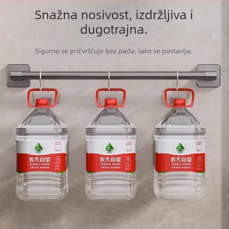 Zidni organizator za cipele i papuče, s odvodom vode, bez bušenja, višenamjenski
