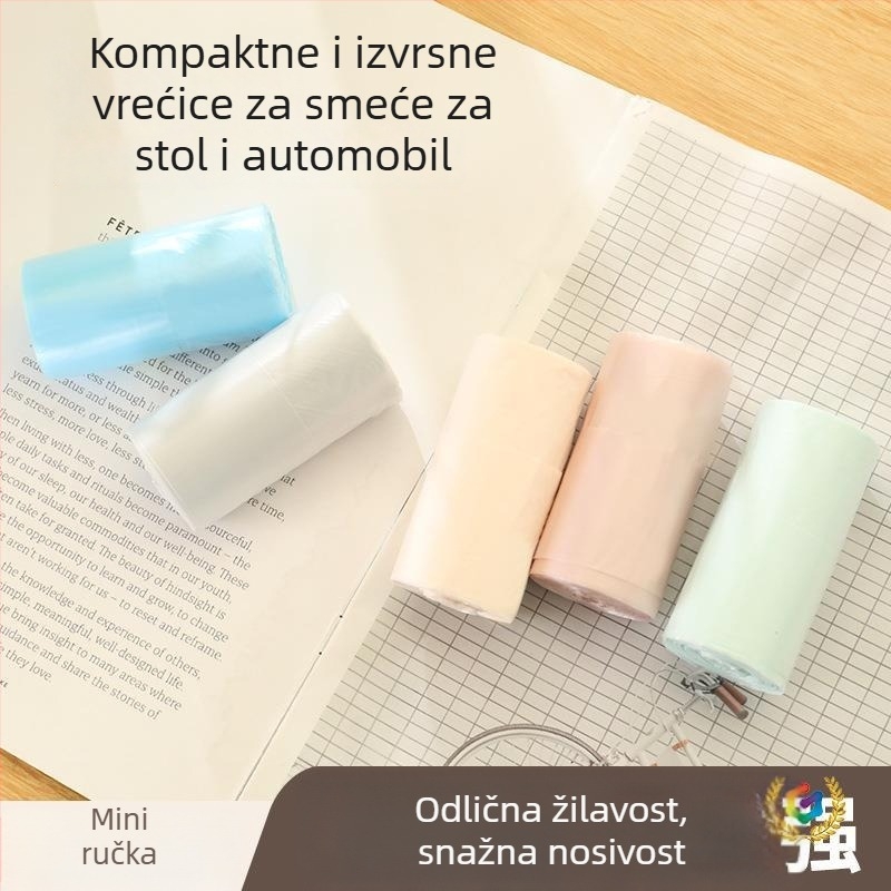 Šarene debele jednokratne vrećice za otpad u stilu prsluka, za stolno korištenje i kućnu upotrebu