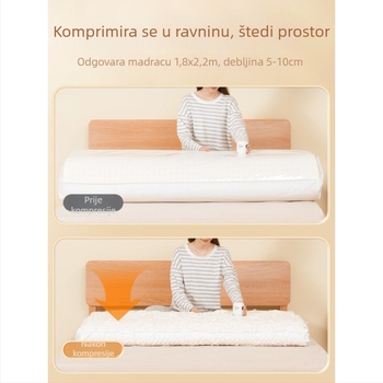 2YK Vreća za vakuumsko skladištenje latex madraca, za studentski dom, kompresijska vreća za odjeću i deke