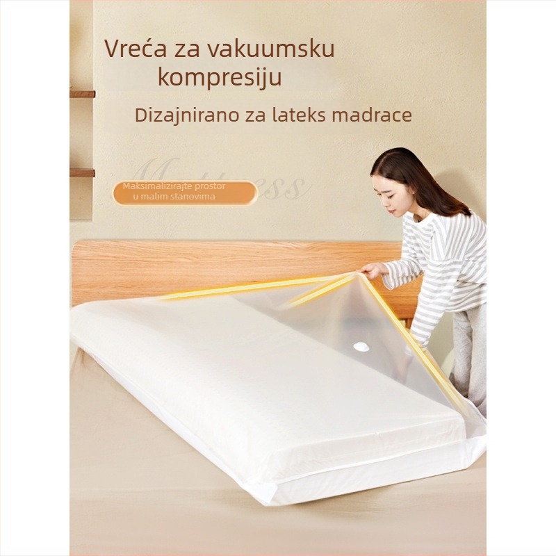 2YK Vreća za vakuumsko skladištenje latex madraca, za studentski dom, kompresijska vreća za odjeću i deke