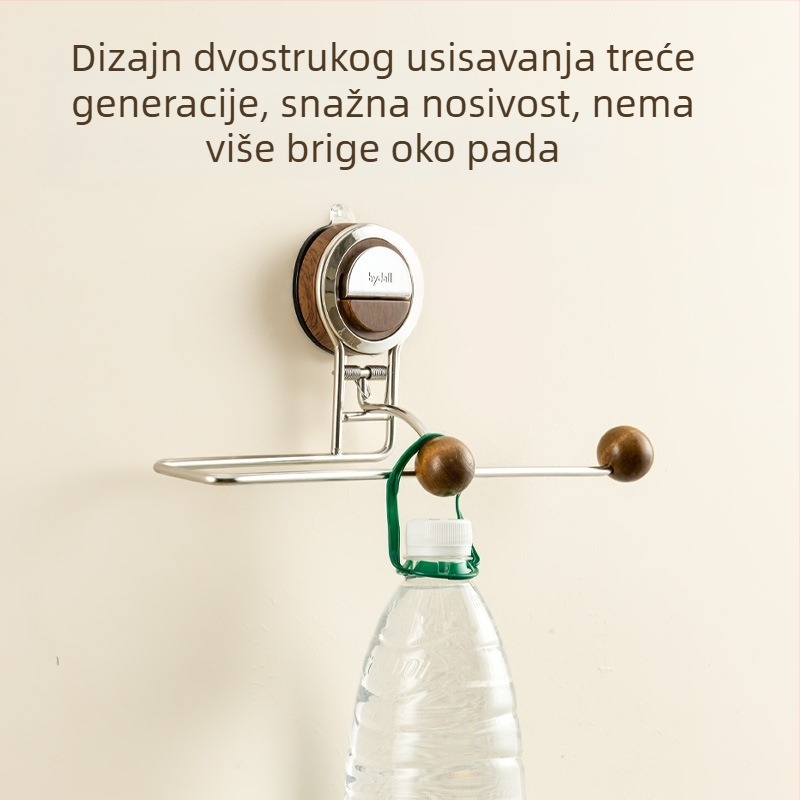 Držač za kuhinjski papir sa usisnom kapom, bez bušenja ormara, držač za foliju