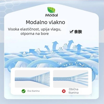 Modal košulja, bez glačanja, muška, dugih rukava, poslovno/ležerno