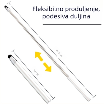 Ispruživi kapacitativni stilus za dodirne zaslone, pokazivač za elektroničku ploču za online nastavu