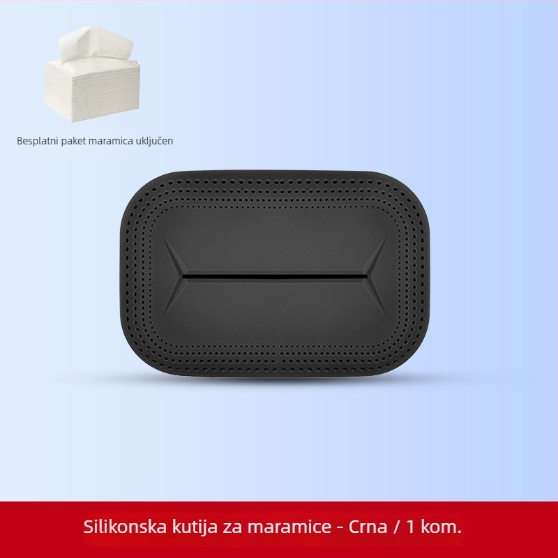 Silikonska kutija za maramice za Mercedes-Benz GLE – unutarnji automobilski dodaci (kompatibilno s GLE350, GLS450)
