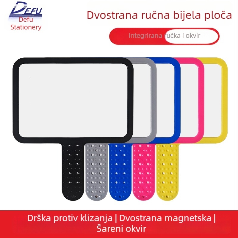Ručna dvostruka magnetska bijela ploča, mini ploča za pisanje