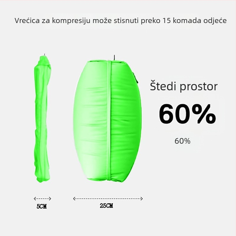 Vodootporna kompresijska vaku torba za pohranu, otporna na kidanje najlona, za putovanja i ruksake