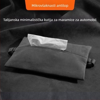 Kutija za maramice u automobilu, visećeg dizajna za vizir – dodatak za unutarnji dekor