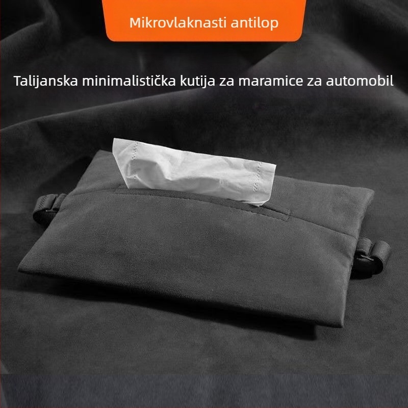 Kutija za maramice u automobilu, visećeg dizajna za vizir – dodatak za unutarnji dekor