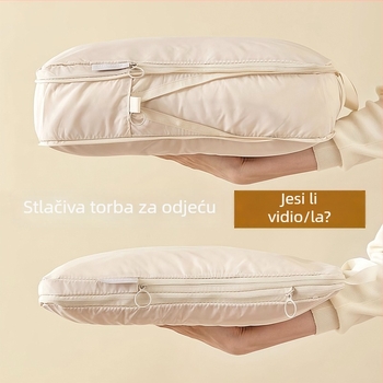 Šestodjelni set kompresijskih vrećica za putovanje za organiziranje odjeće u koferu
