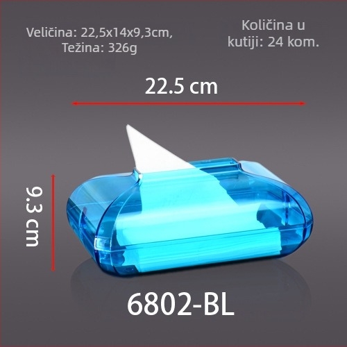 Kutija za maramice s magnetskim poklopcem, akrilna, stolna verzija za dom, automobil, dnevni boravak i kupaonica