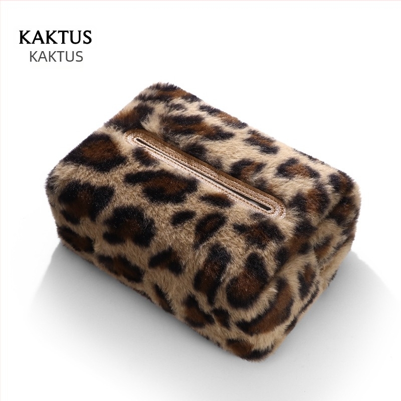 Kutija za maramice u automobilu s leopard uzorkom, viseći držač maramica za sunčani vizir, unutarnja dekoracija automobila