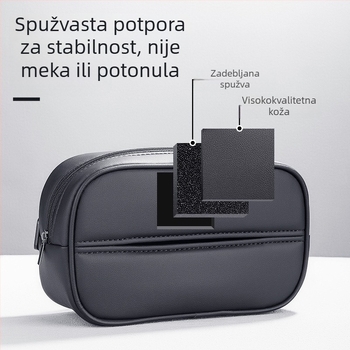 Kožna kutija za maramice u automobilu s nosačem naslona za ruku, za stražnji dio, univerzalni automobilski dodatak