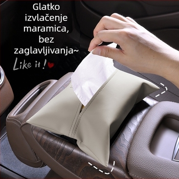 Kutija za maramice za auto s visećim držačem na naslon za ruku
