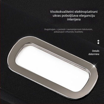 Vješena kutija za maramice za automobil — kreativna kutija za papirnate maramice uz naslon za ruku, unutarnji organizator